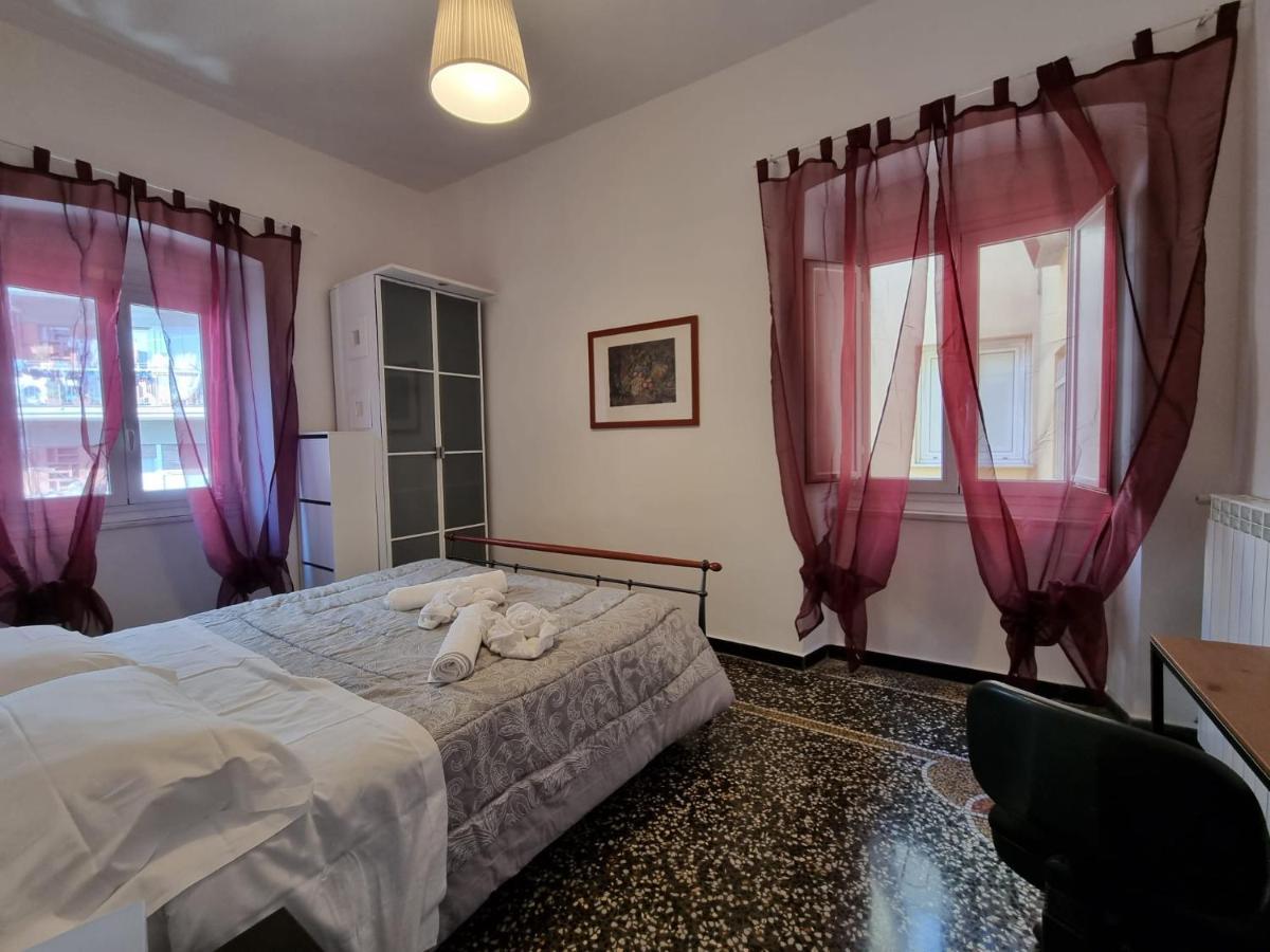 Wow Home 2 - 175 Mq - Posteggio Privato - Davanti Porto Traghetti - Fino A 10 Posti Letto - Balcone Génova Exterior foto